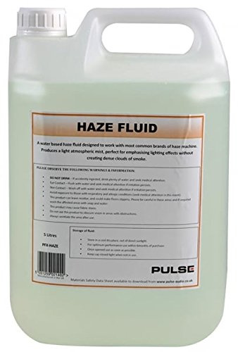 PULSE Haze Fluid, 5 Litre – Professional Water-Based Fluid for Haze Machines – Light Atmospheric Mist