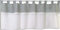 Startex Scheibengardine, Schlaufengardine Landhausstil 2415 Weiß Natur Grün Spitze 48 x 140 cm