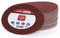 Woltersberger® Exzenter Schleifscheiben Ø 125mm | 8 Loch in rot | Schleifpapier für optimales schleifen, vielseitig einsetzbar, verschiedene Körnungen und Stückzahlen (50 Stück, P220 Körnung)