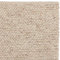 URBANARA Woll-Teppich Ravi 140x200 cm, Natur-Weiß - Handgewebt, Skandinavisches Landhaus Design mit grober Struktur, Wohnzimmer Esszimmer Schlafzimmer, 70% Schurwolle