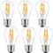 LiteHistory Dimmable E26 led Bulb 6W Equal 60 watt Vintage LED Edison Bulb AC120V 2700K A15 LED Bulb for Ceiling Fan Light...