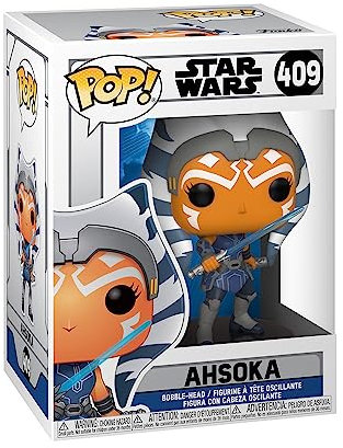 Funko Pop! Star Wars: Clone Wars - Ahsoka Tano - Vinyl-Sammelfigur - Geschenkidee - Offizielle Handelswaren - Spielzeug Für Kinder und Erwachsene - TV Fans - Modellfigur Für Sammler und Display