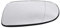 TAKPART Spiegelglas Links Beheizbar Türspiegelglas Außenspiegel für Vauxhall Corsa C 2001-2006