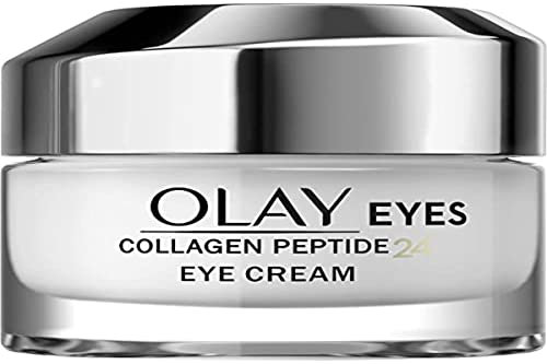 Olay Regenerist Collagen Peptide24 Crema Contorno De Ojos Sin Perfume, Revela Una Piel Fuerte Y Luminosa En 4 Días, Único, Almond