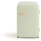 CREATE / RETRO FRIDGE 83.5 ROSE GOLD/Frigorífico verde pastel maneta oro rosado / 98W, bajo consumo, 2 estantes, regulador temperatura, botellero, 56x54x84cm