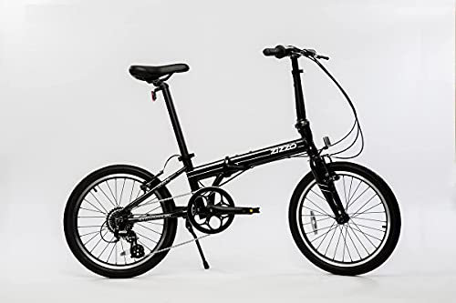 ZiZZO Unisex-Erwachsene Urbano 8-Gang Faltrad Klapprad, grau-Space Gray, 20
