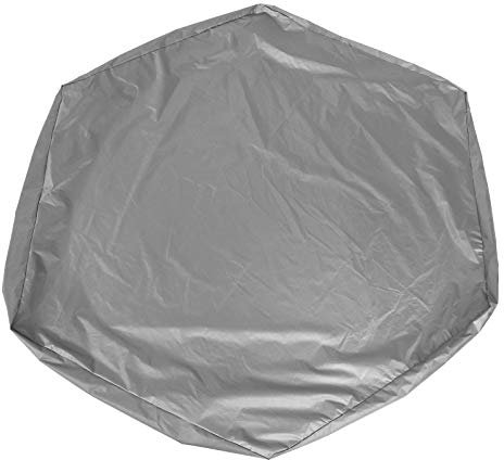 Sandpit Cover Hexagon Sandbox Cover Waterproof Sand Pit Cover Children Sand Pit Cover Protector Garden Bathing Pool Sun Shade, 140x110x20cm
