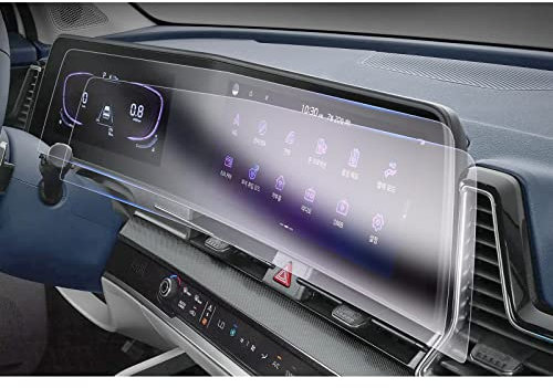 GAFAT [2 unidades] Compatible con Kia Sportage NQ5 2022-2024 2025 Navigation + Virtual Cockpit Protector de pantalla, Sportage 2023 Nano Protector de pantalla, 6H Antiarañazos (curva)