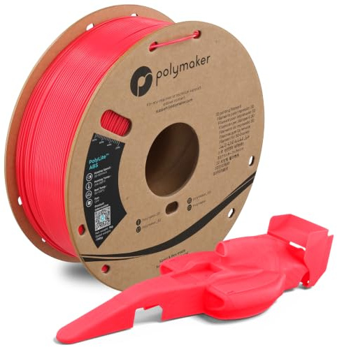 Polymaker Neon ABS 1.75mm Filament - UV Reactive, Heat Resistant, Strong & Durable, +/- 0.03mm Dimensional Accuracy, Magenta, 1kg
