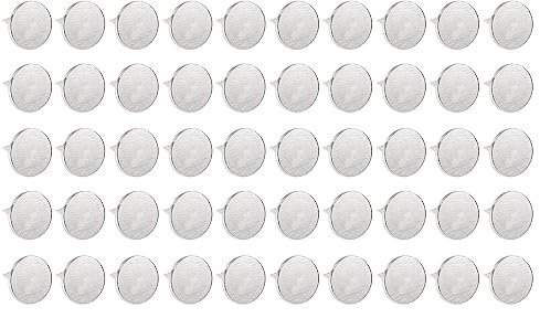 QUARKZMAN 9.5x10mm Möbel Polsternägel x 100Stk Flach Kopf Dekorativ Reißzwecken Möbel Nägel Stifte für Möbel DIY Dekorativ [Silber Ton]
