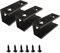 Kopinma Support PC en 3 Parties Sous le Bureau, Support pour Ordinateur Portable en Métal Avec Vis, Noir