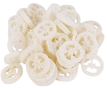 Hatem 4-6 cm de 100 Pièces/Lot Nettoyant pour Porte-Savon Luffa Bricolage Personnaliser de Savon, Nettoyant, Porte-Savon pour Le