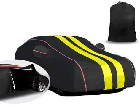 Auto-Abdeckplane Atmungsaktiv Für FIAT 500X SUV (2014-),Autoabdeckung Wasserdicht,Frostschutz Auto Abdeckung Outdoor,Autoabdeckung Outdoor Vollgarage,Autoplane Universal (Color : B1)