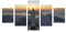 5 Stück Wandkunst Leinwanddrucke Christus der Erlöser Rio De Janeiro Brasilien Bild Malerei Moderne gestreckt gerahmte Wand Kunstwerk für Badezimmer Home Office Decor (30x40cmx2 30x60cmx2 30x80cmx1)
