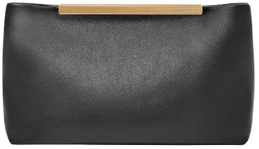 Fossil Penrose Handtasche aus Leder, Baumwolle oder Polyester für Damen, Ebenholz Schwarz