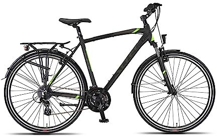 Herren Trekking Bike Legarda 24 Gang 56 cm Schwarz-Lemon