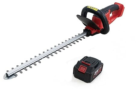 MEIVIYA Taille-Bordures et Coupe-Bordure 21V sans Fil Taille-haie électrique ménage Tondeuse scie à élaguer Charge Rapide Rechargeable Taille-haie for Jardin(18V with 2 Battery)