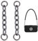 UNICRAFTALE 2 Stück Kurze Taschenketten Geldbörsenriemenver Längerung 15cm Schwarz Handtaschen Verlängerungskette Schulterriemen für Taschen Für Crossbody Schulter Handtaschen Taschen Zubehör