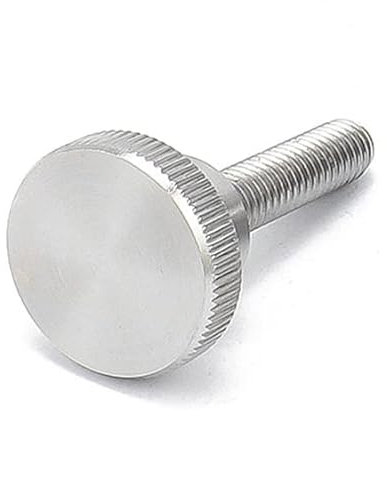 LXURY 10 Stück M2 bis M10 Edelstahl Rändelkopf Handfeste Fassadenbefestigung Rändelschraube Bolzen (30mm, M8)