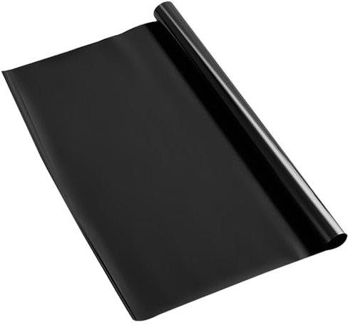 Alipis Fenstertönungsfolie Für Autos 5% Tönung Mit ABE Schwarze Glänzende Folie Idealer Sichtschutz Und UV Schutz Blasenfrei Für Außenfenster Geeignet Einfache Anwendung