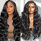 Junemet 20 Pouces Perruque Cheveux Humain Femme Naturelle Brésilien Densité 200% 13x4 Body Wave Lace Wig Perruque Femme Glueless Lace Wig Human Hair Sans Colle Couleur Naturelle