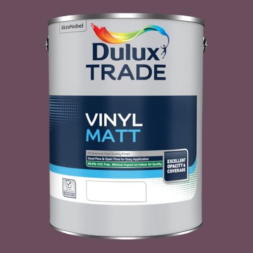 DULUX TRADE VINYL MATT MULBERRY BURST 5L