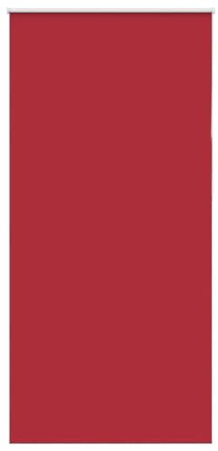 vidaXL Verdunkelungsrollo Rot 110x230cm Stoffbreite 105,7cm Polyester, Rollo, Klemmfix, Thermorollo, Verdunklungsrollo, Klemmrollo, Fensterrollo