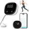 Mètre ruban intelligent pour le corps - LED HD - Écran complet - Application Bluetooth Fitdays - Rétractable - 150 cm - Pour fitness et perte de poids