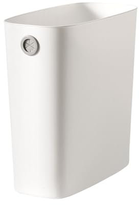 aqxreight Poubelle étroite en Plastique de Grande capacité, Corbeille à Papier Rectangulaire, pour Salle de Bain, Chambre à Coucher, Cuisine, Bureau à Domicile, 23x9x27cm