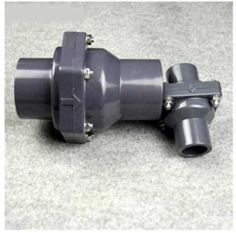 PHNOITPQ Rückschlagventile 1 Stück UPVC-Rückschlagklappenventil Einwegventil Kunststoff-Klappenrückschlagventil 25-160 mm Innendurchmesser Vertikal liegend Allgemein(Inner 32mm)