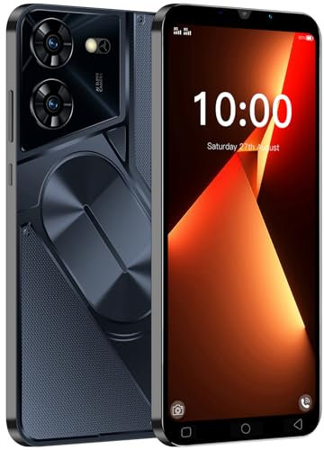 LatsYrs Basic Mobile Phone Unlocked with 5.0 inch Display, 16GB ROM, Dual SIM Dual Camera,Android 9.0,Wifi,Bluetooth,FM (Pova5Pro-Black)