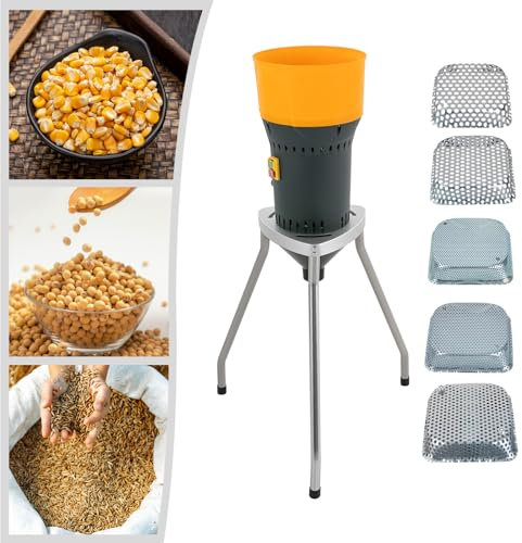 YNAADYH 220V Elektrische Getreidemühle, getreidequetsche Schrotmühle Zerkleinerer 25L Eimer 1KW Haferflocken Mühleschrotmühle Flockenquetsche Getreidequetsche Haferflocken Mühle