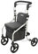 Carlett - Lett Go | Andador con Asiento Incorporado | Producto Médico Homologado | Ruedas XL Giratorias | Manillar Ergonómico Ajustable | Doble Freno con Sistema de Seguridad