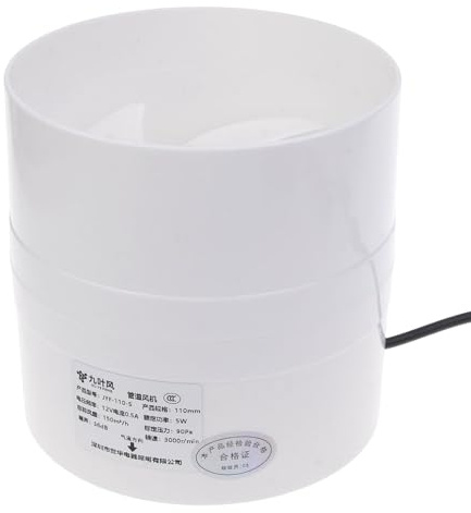Ventilatore Per Condotto Scarico A Basso Rumore Da 110 Mm 5 W Ventilatore 12 V Per Bagno Cucina Pollai Serra Magazzino Pet House Raffreddamento