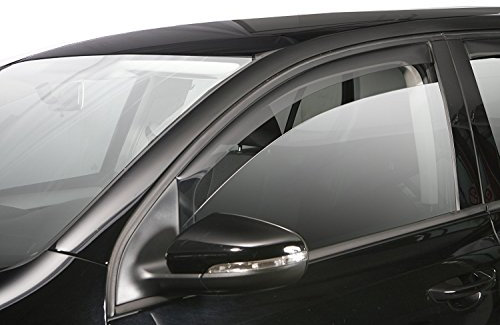 ClimAir Windabweiser kompatibel mit BMW 5er F10/F11 Limousine/Touring 2010-2016, Rauchgrau