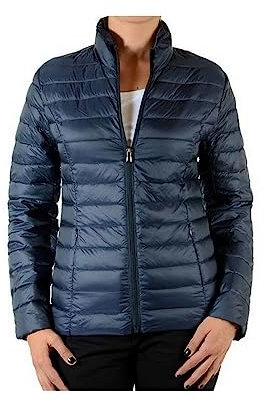JOTT Damen Daunenjacke Cha mit Langen Ärmeln, Marine, M