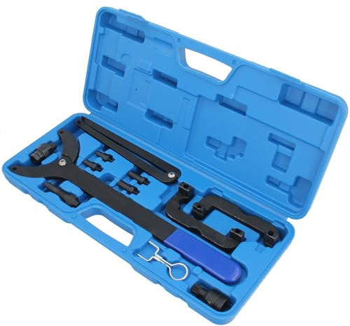 GEPCO Motor Einstellwerkzeug Nockewelle Steuerkette Set kompatibel mit Audi VAG TSI FSI TFSI 2.0 2.8 3.0 3.2