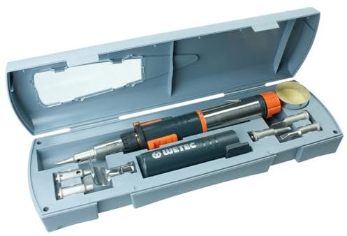 wetec Saldatore a gas SUPERPRO, con sette loetspitzen in una scatola