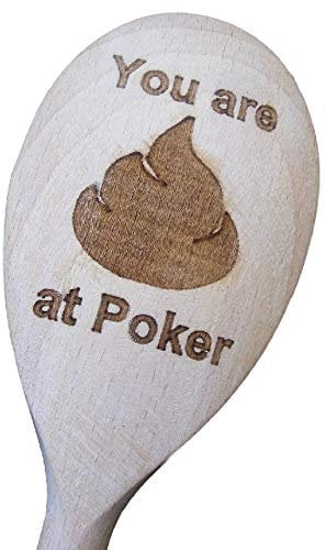 FastCraft NEW ENGRAVED POKER WOODEN SPOON LOSER LAST BOOBY PRIZE WORST PLAYER NOVELTY CARDS JOKE WOOD KITCHEN COOKING BAKING GIFT PRESENT UK by FASTGAME