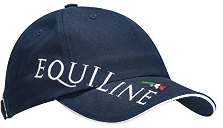 Equiline Unisex Cap blau mit großem Logo und Schriftzug