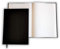 Registre folioté numéroté Vertical 30 x 21,5 cm - 100 pages - Couverture noire - Quadrillé - Petits carreaux - Qualité Premium