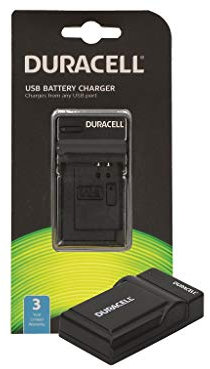 Duracell DRN5920 Charger with USB Cable, Black