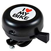 Motodak Klingel atoo I Love My Bike Schwarz