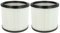 vhbw 2x filtro a pieghe piatte compatibile con Lavor Ashley 100, 300 aspirapolvere - bianco