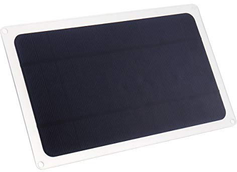 MJJEsports Panneau Solaire 10W Usb 5V 1A Panneau Photovoltaïque 240X145X3Mm Sunpower Avec Support Ventouse Carabine - 1