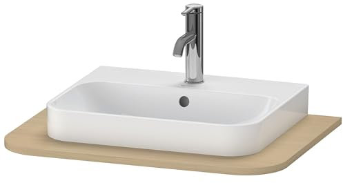 Duravit Happy D.2 Plus Konsole HP031B, 650x480 mm, 1 Auschnitt, für Waschtischunterbau HP4940, HP4960, Farbe (Front/Korpus): Mediterrane Eiche Echtholzfurnier - HP031B07171