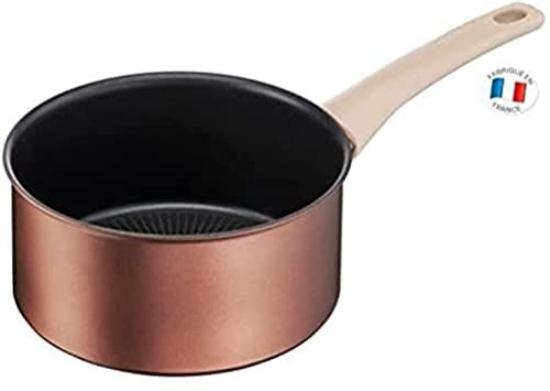 Tefal EFAL ECO-RESPECT Stielkasserolle 16 cm / 1,5 l antihaftbeschichtet Induktion G2542802, Aluminium, rot