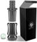 DILAW® Shisha TRIPHAN V2A Edelstahl Schlauchadapter 18/8 Schliff Set 2-teilig Universal Hookah Wasserpfeife zubehör, Menge:1er Pack, Farbe:Anthrazit Edelstahl
