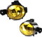 Nebelscheinwerfer passt für BMW 03-13 1 Series E81/E87 11-13 1 Series (CPE/CONV) E82/E88 09-15 X1 (E84) 06-11 X3 (E83) 06-10 X5 (E70) 10-13 X5 (E70) Ein Paar Nebelscheinwerfer Gelbe Linse H11 WISCOL