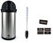 Heritage66 Stainless Steel Thermal Carafe Airpot - Large Beverage Dispenser Triple Wall Thermos Vacuum Insulated Keeping Hot Coffee, Tea, Water for 10 Hours (5Liter /170 OZ)